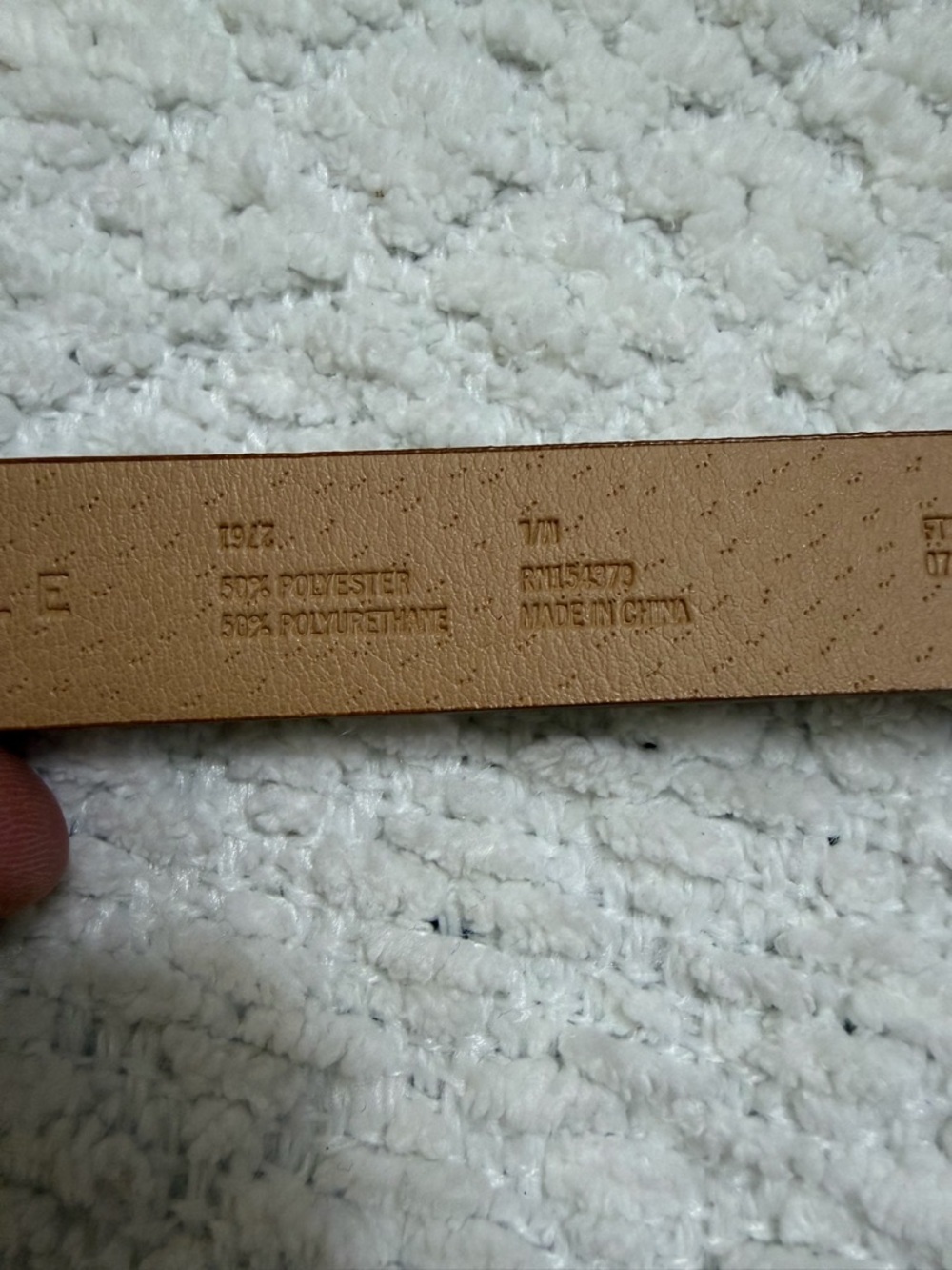 Aeropostale Faux Leather Double O-Ring Belt Women’s Size M/L - Picture 7 of 10